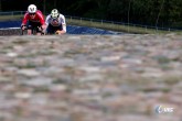 2023 UEC Road European Championships - Drenthe - Under 23 Men's Road Race - Coevorden - Col Du VAM 108 km - 22/09/2023 - Henrik Pedersen (Denmark) - Ivan Romeo (Spain) - photo Luca Bettini/SprintCyclingAgency?2023